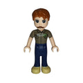 fig-002668 – Angus - Dark Tan Shirt, Dark Blue Trousers
