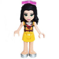 fig-002679 – Vicky - Yellow Plaid Shirt, Yellow Skirt, Glasses