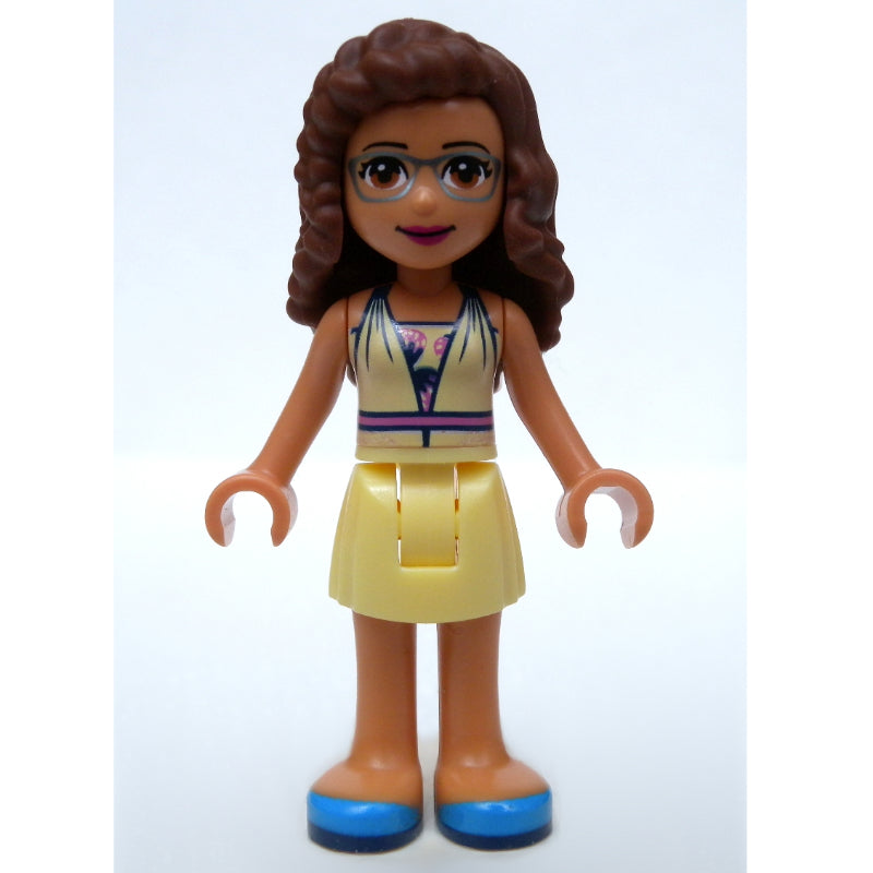 fig-002719 – Olivia - Bright Light Yellow Top, Bright Light Yellow Skirt