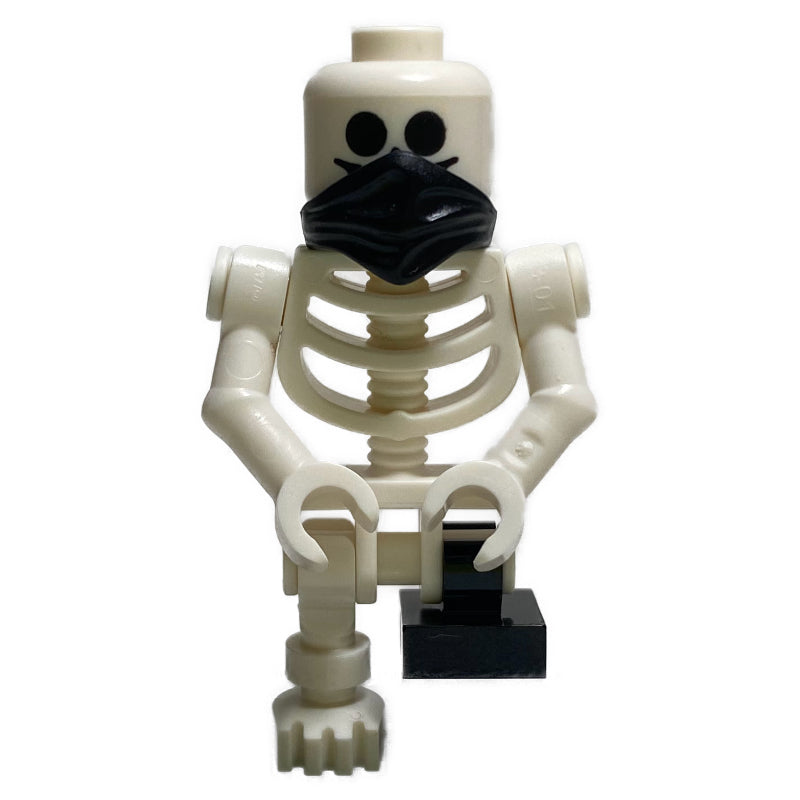 fig-002807 – Skeleton, Standard Face, Bandana, Short Black Leg