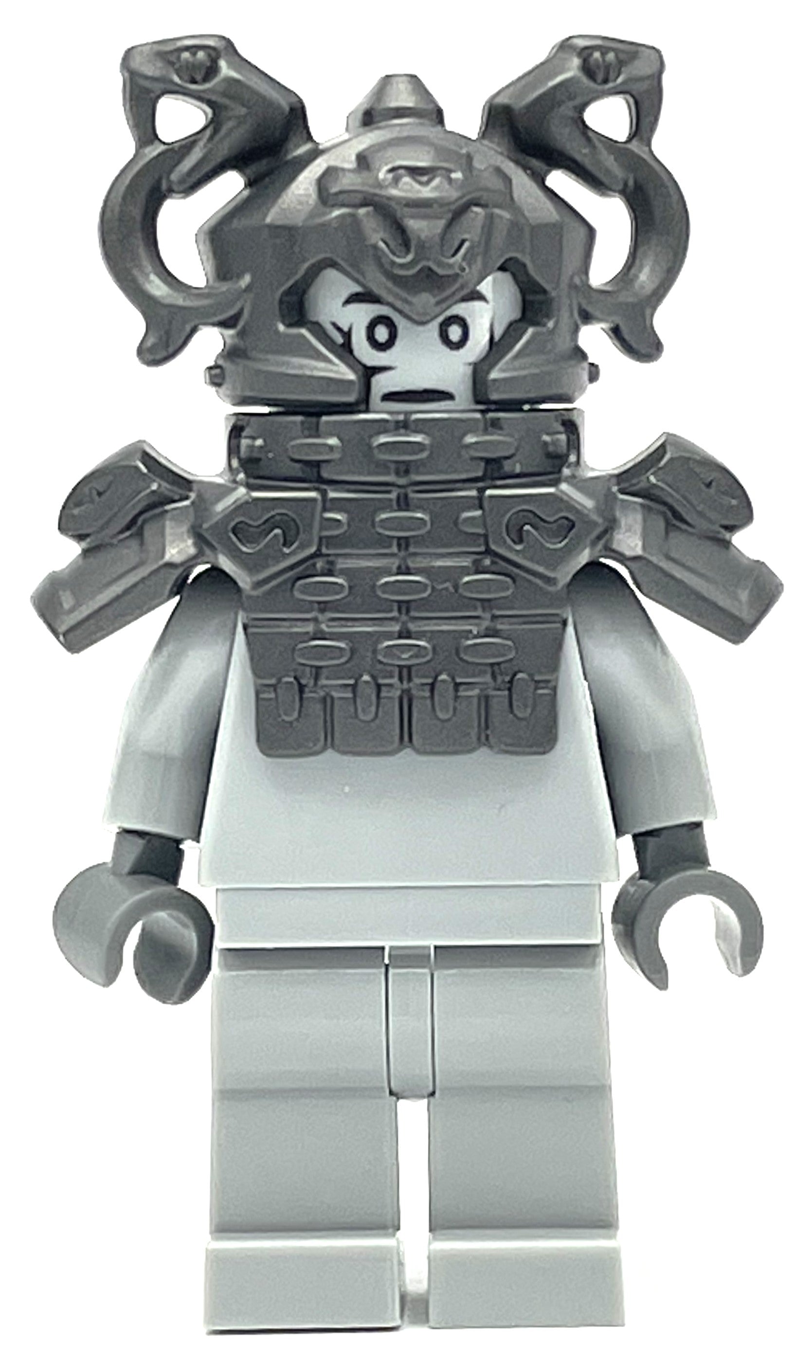 fig-002888 – Stone Snake Temple Guardian Statue
