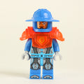 fig-003110 – Royal Soldier with Trans-Neon Orange Armor with 2 x 2 Tile with Stud on Back