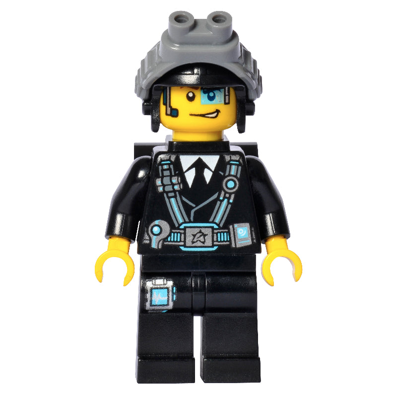 fig-003399 – Agent Curtis Bolt with Neck Bracket and Goggles