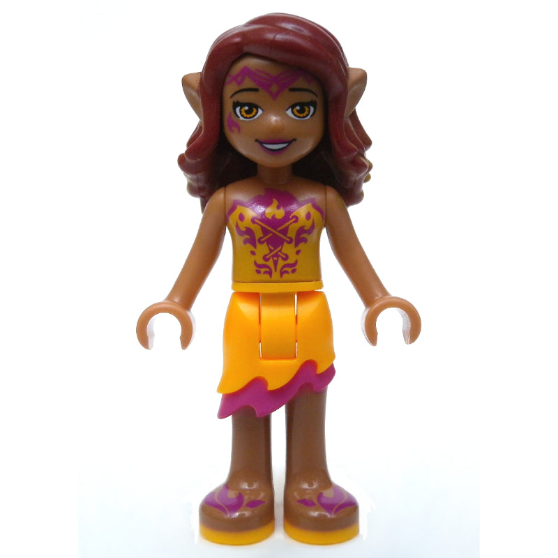 fig-003466 – Azari Firedancer in Bright Light Orange Outfit