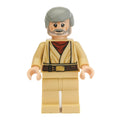 fig-003502 – Obi-Wan Kenobi, Old, Tan Robes, Hair, White Pupils, White and Gray Beard