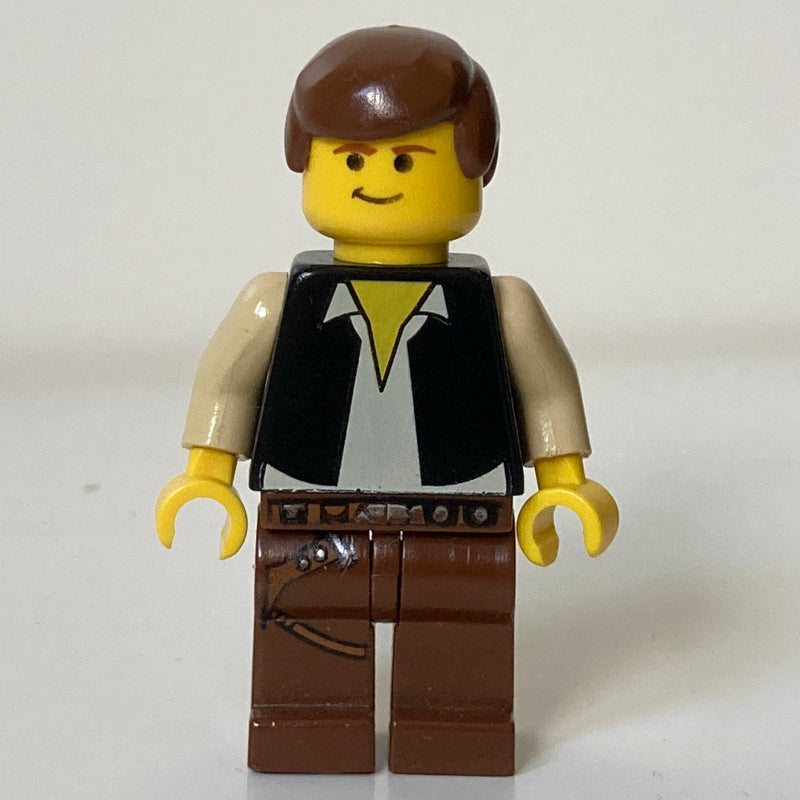 fig-003515 – Han Solo, Black Vest, Yellow Skin, Brown Legs