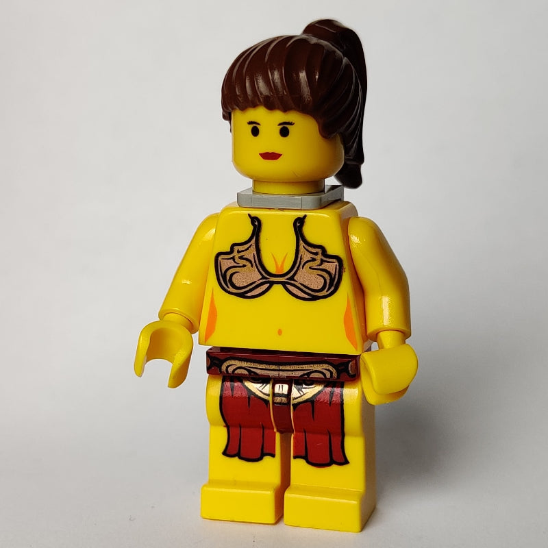 fig-003522 – Princess Leia, Slave Outfit, Yellow Skin, Neck Bracket