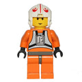 fig-003526 – Luke Skywalker, Orange Rebel Pilot Outfit, Yellow Skin, Dark Gray Hips