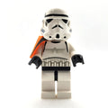 fig-003533 – Sandtrooper Squad Leader / Captain, Orange Pauldron, Neck Bracket, Plain Yellow Head