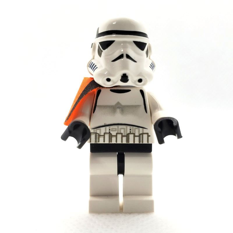 fig-003533 – Sandtrooper Squad Leader / Captain, Orange Pauldron, Neck Bracket, Plain Yellow Head