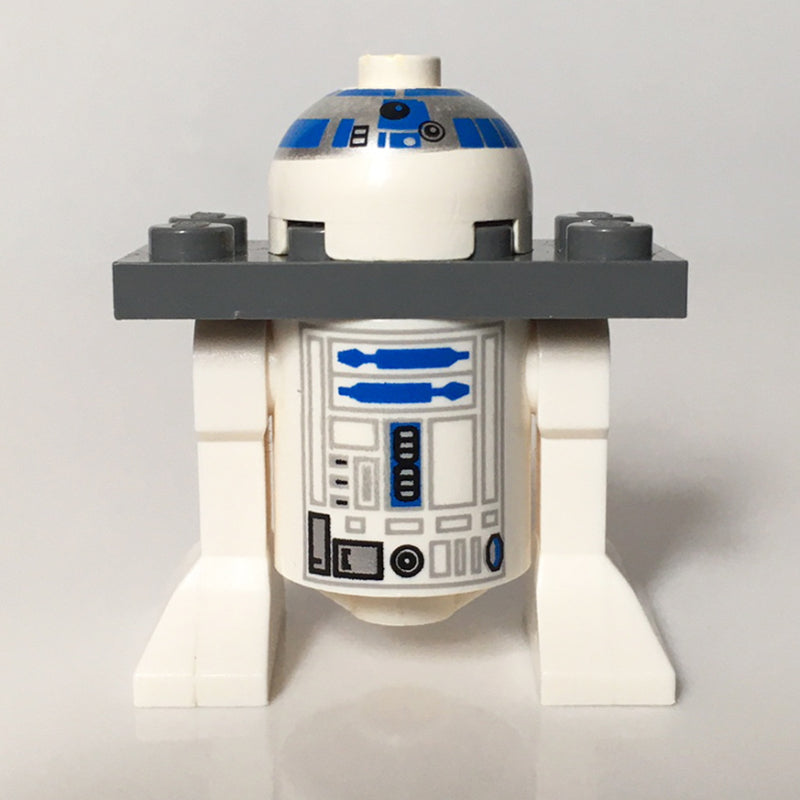 fig-003547 – Astromech Droid, R2-D2, White Dome, Dark Bluish Gray Serving Tray