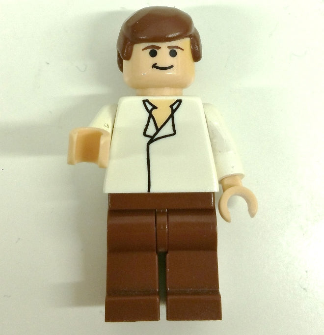 fig-003550 – Han Solo, White Shirt, Reddish Brown Legs, Black Eyes