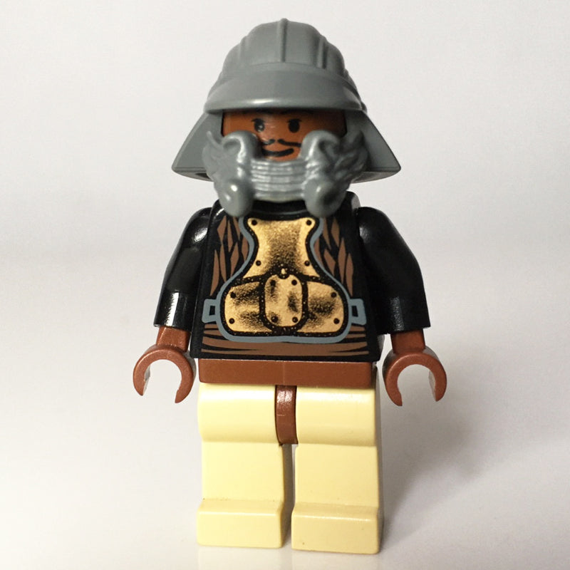 fig-003551 – Lando Calrissian, Skiff Guard Disguise, Dark Bluish Gray Helmet