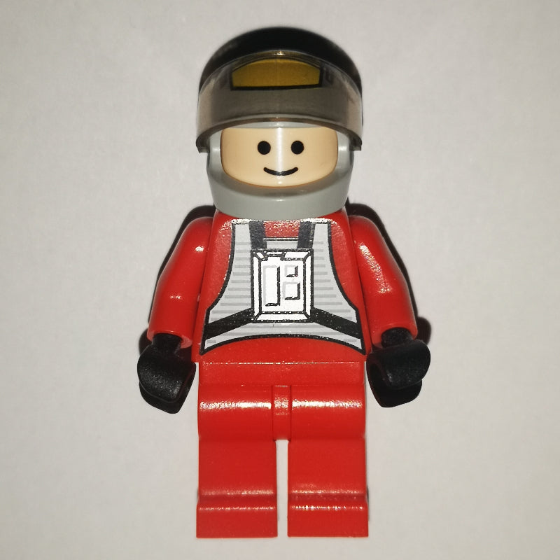 fig-003558 – Rebel Pilot B-wing, Red Flight Suit, Black Eyes