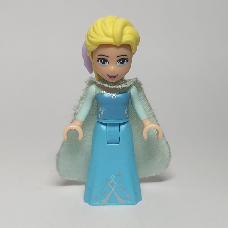 fig-003568 – Elsa - Light Aqua Glitter Cape, Bow