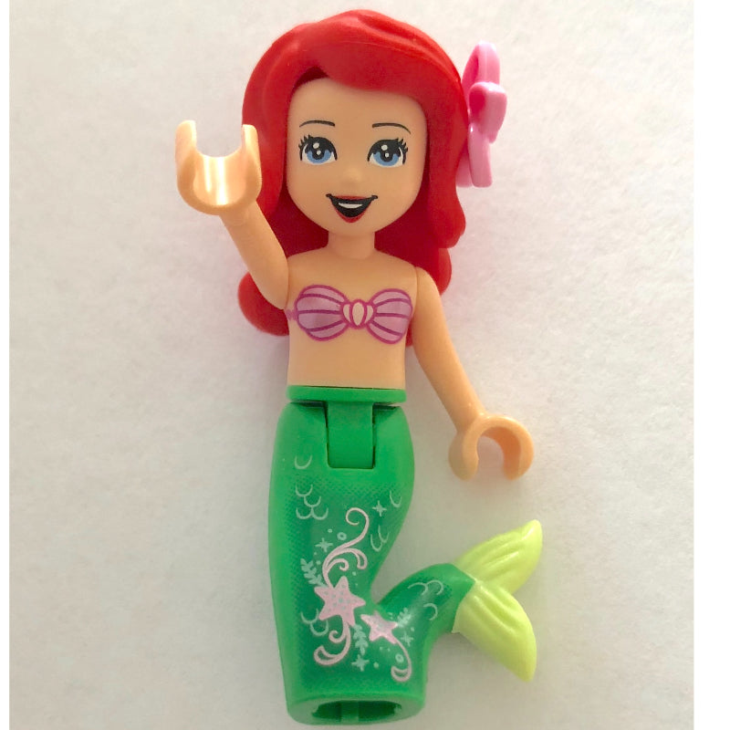 fig-003592 – Ariel - Mermaid Form, Pink Top, Dark Green Scales on Tail