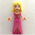 fig-003593 – Aurora - Dark Pink Dress, Pearl Gold Decoration