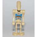 fig-003611 – Battle Droid Pilot, Blue Printed Torso, Two Bent Arms