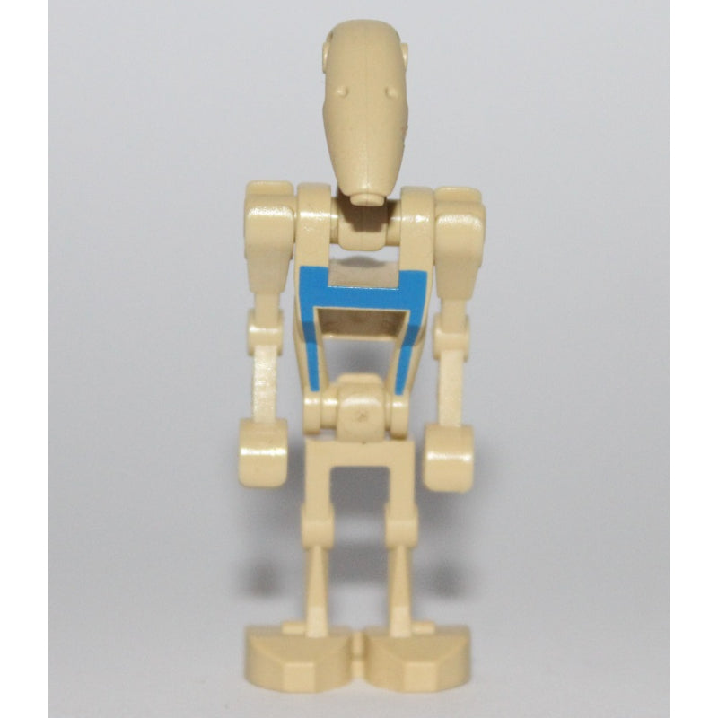 fig-003611 – Battle Droid Pilot, Blue Printed Torso, Two Bent Arms
