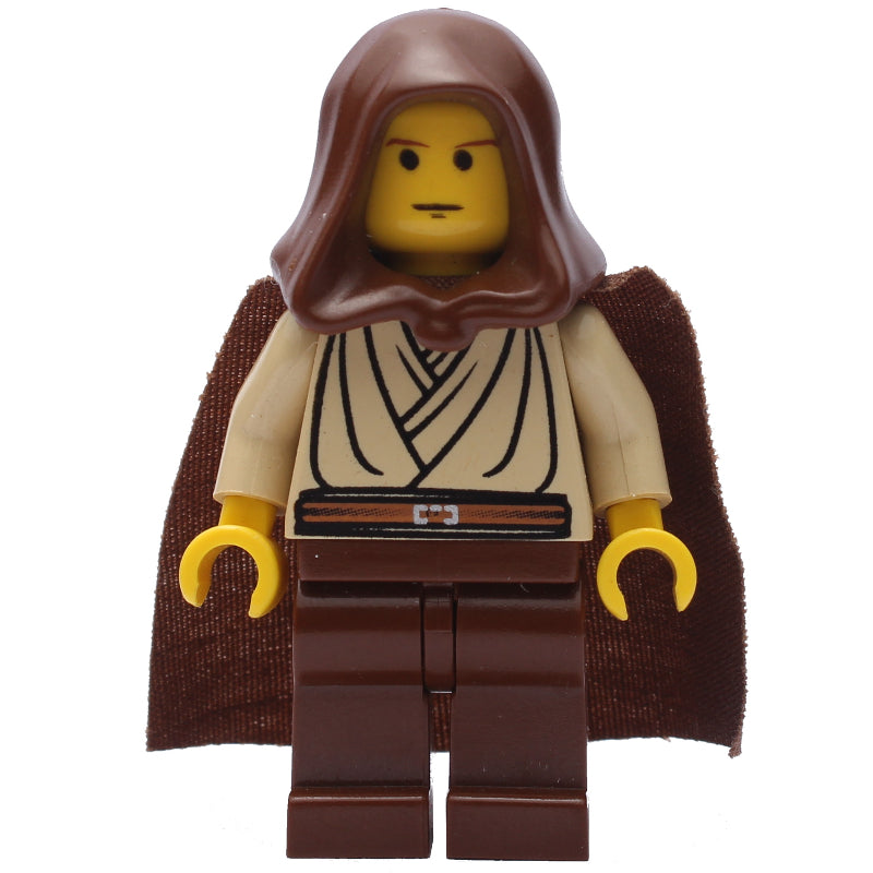 fig-003643 – Obi-Wan Kenobi, Padawan, Yellow Skin, Brown Hood and Cape