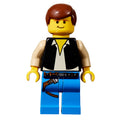 fig-003659 – Han Solo, Black Vest, Yellow Skin, Blue Legs (3626b Head)