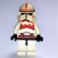 fig-003671 – Clone Shock Trooper, Red Markings, Plain Black Head, Black Hips