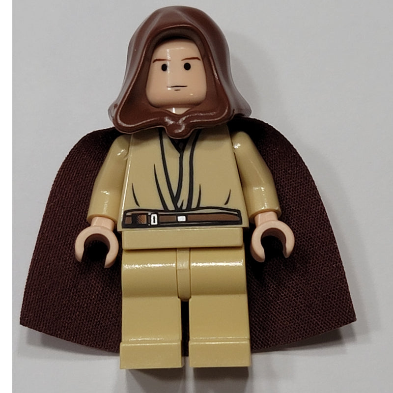 fig-003684 – Obi-Wan Kenobi, Padawan, Reddish Brown Hood and Cape, Black Eyes