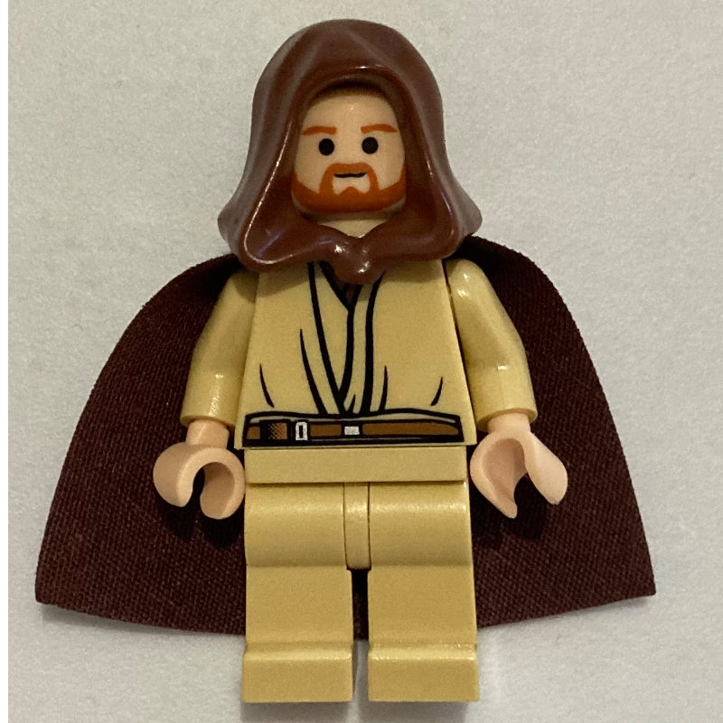 fig-003685 – Qui-Gon Jinn, Tan Legs, Dark Orange Beard