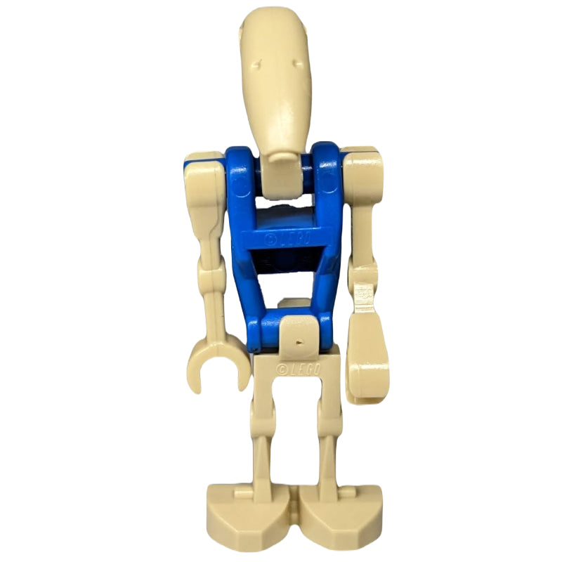 fig-003687 – Battle Droid Pilot, Blue Torso, One Bent Arm, One Straight Arm