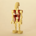 fig-003688 – Battle Droid Security, Dark Red Torso, One Bent Arm, One Straight Arm