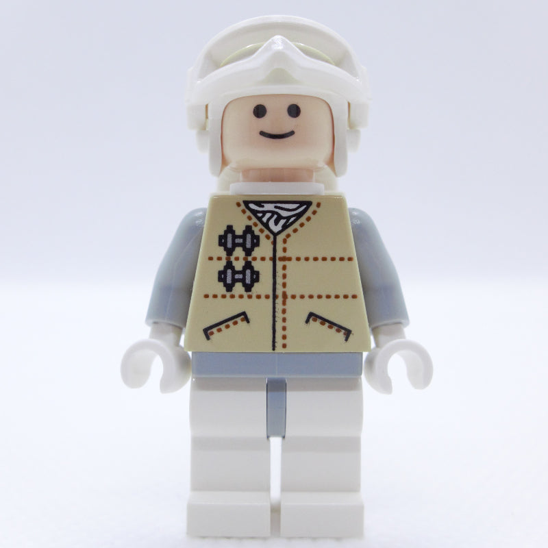 fig-003725 – Rebel Trooper in Hoth Uniform, White Hat, Tan Jacket (46304 Goggles)