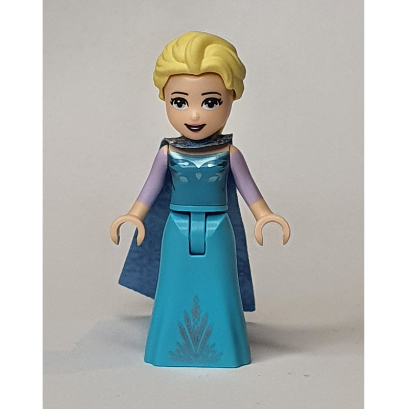 fig-003752 – Elsa - Medium Azure Dress, Medium Blue Cape - Open Mouth