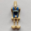 fig-003794 – Battle Droid Pilot, Blue Torso with Tan Print, Two Bent Arms
