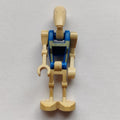 fig-003798 – Battle Droid Pilot, Blue Torso with Tan Print, One Bent Arm, One Straight Arm