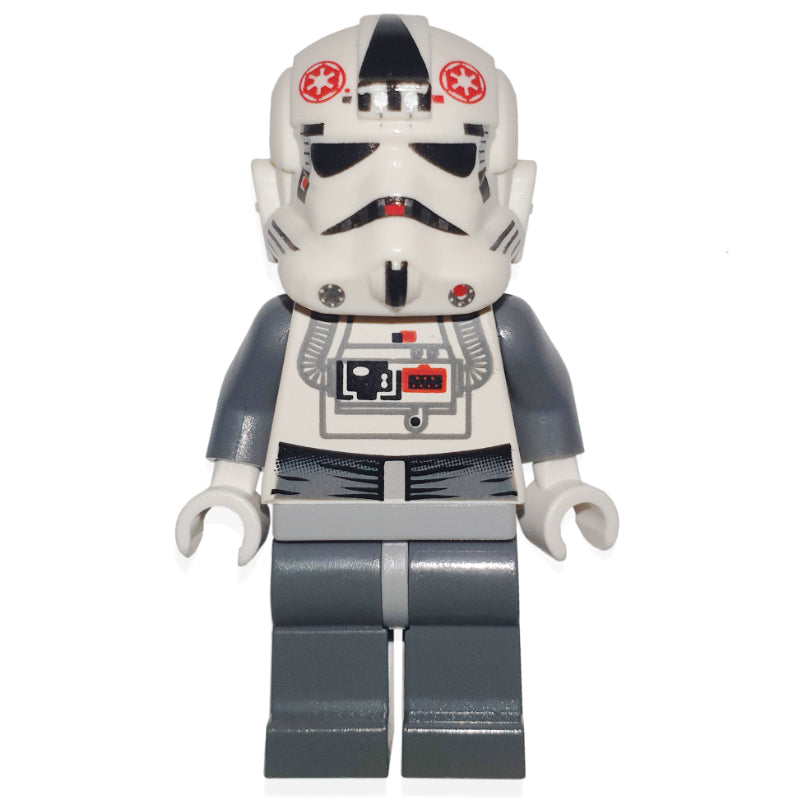 fig-003826 – AT-AT Driver, White Uniform, Plain Black Head (87556 Helmet)