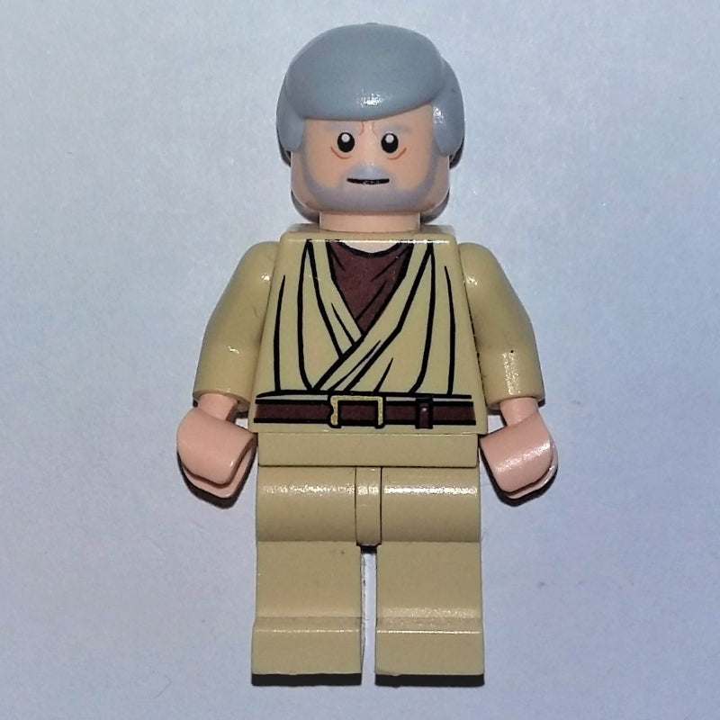 fig-003832 – Obi-Wan Kenobi, Old, Tan Robes, Hair, White Pupils, Gray Beard, 3626bpr0638