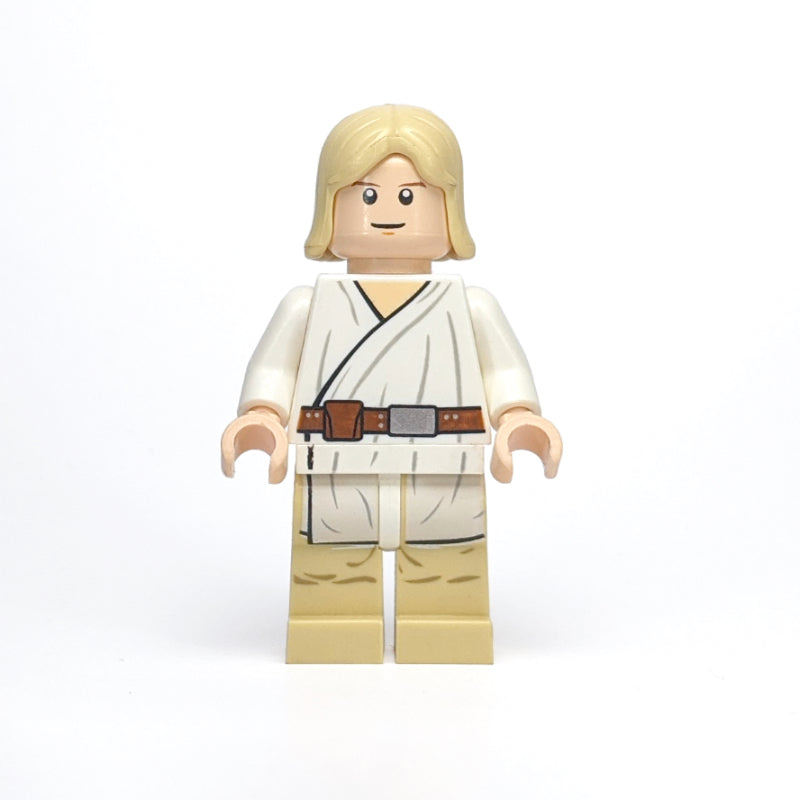 fig-003833 – Luke Skywalker, White Robe, Straight Tan Hair, White Pupils, 3626bpr9995