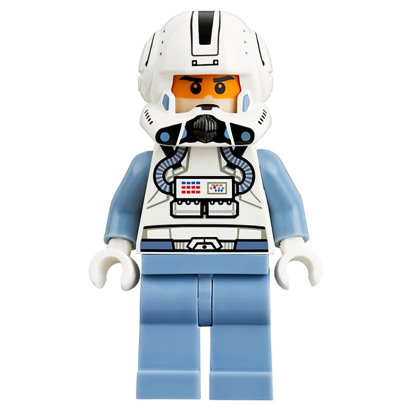 fig-003841 – Clone Pilot, Open Helmet with Black Markings
