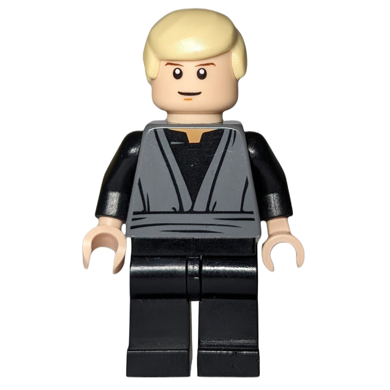 fig-003887 – Luke Skywalker, Dark Bluish Gray Robes, Tan Hair, Single Sided Head