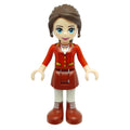 fig-003918 – Naomi - Red Jacket, Dark Red Skirt
