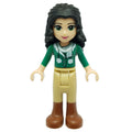 fig-003920 – Emma - Green Jacket, Tan Trousers