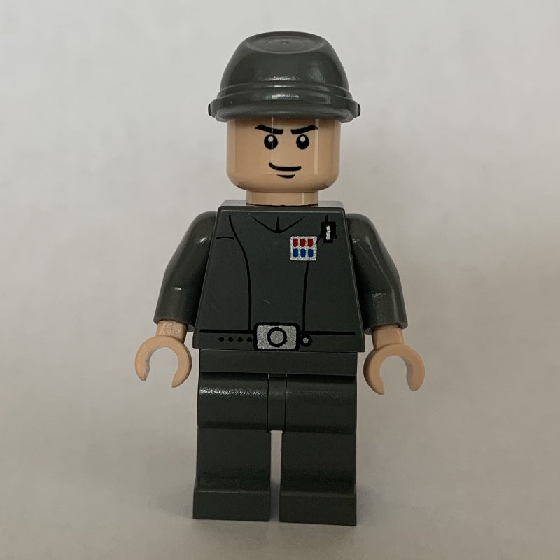 fig-003948 – Imperial Officer / Captain / Commandant / Commander, Dark Bluish Gray Uniform, Cavalry Cap, Light Nougat Hands