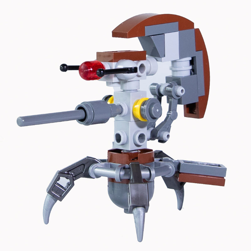 fig-003968 – Droideka / Sniper Droid, Reddish Brown Shell, Pearl Dark Gray Legs, Back Armor