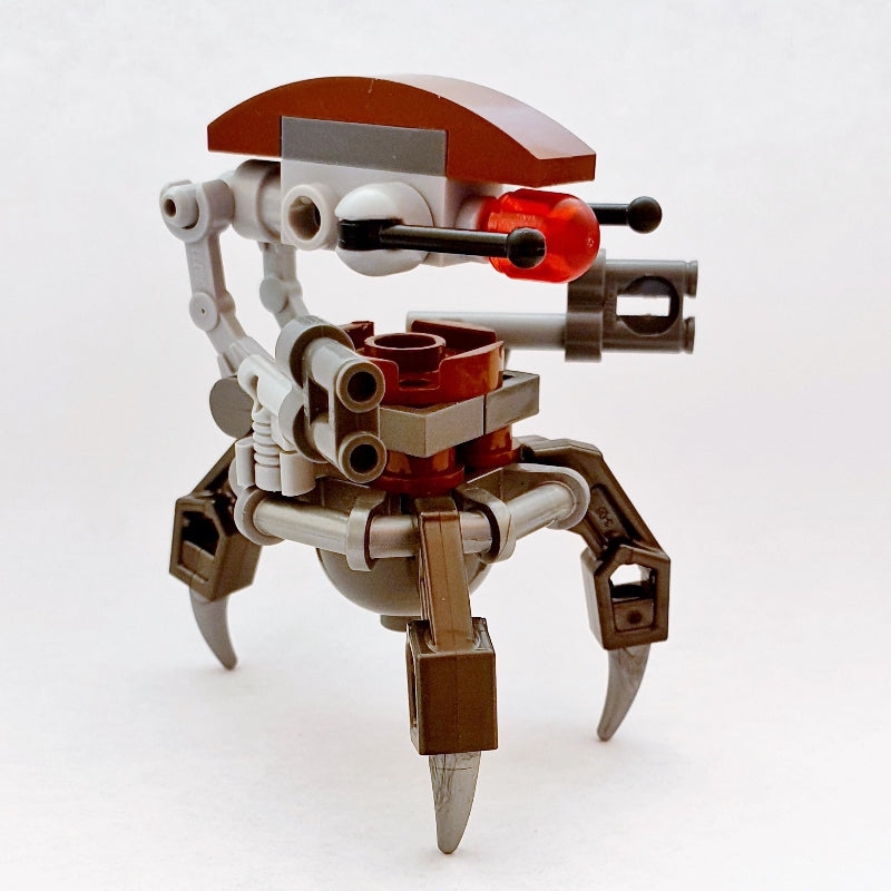 fig-003976 – Droideka / Destroyer Droid, Reddish Brown Shell, Pearl Dark Gray Legs, No Back Armor