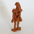 fig-003978 – Battle Droid, Dark Orange, One Straight Arm, One Bent Arm, 1 x 2 Plate on Back