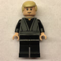 fig-003989 – Luke Skywalker, Dark Bluish Gray Robes, Tan Hair, Dual Sided Head