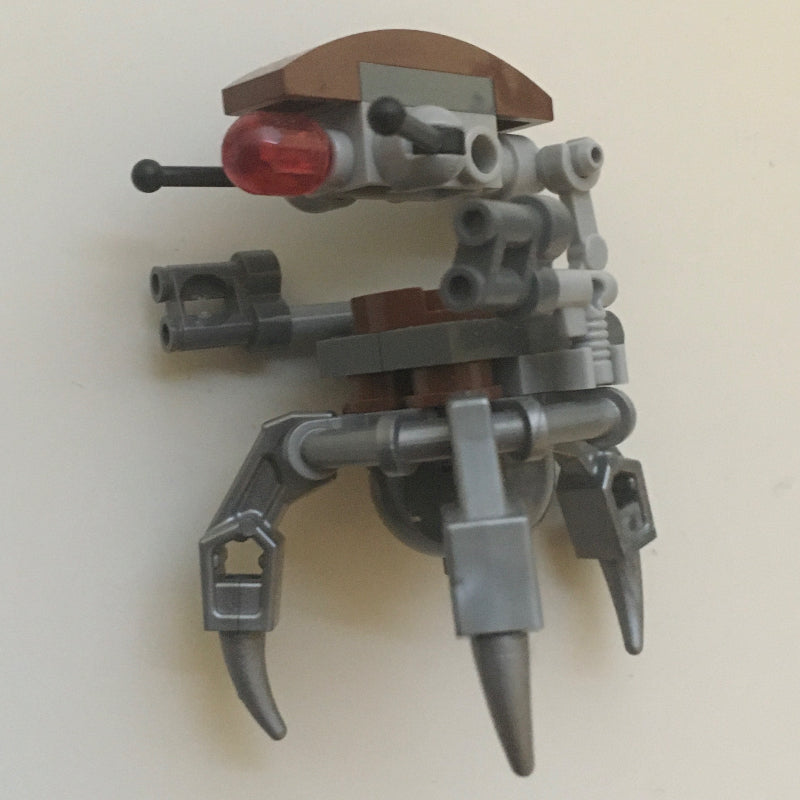 fig-004039 – Droideka / Destroyer Droid, Reddish Brown Shell, Flat Silver Legs