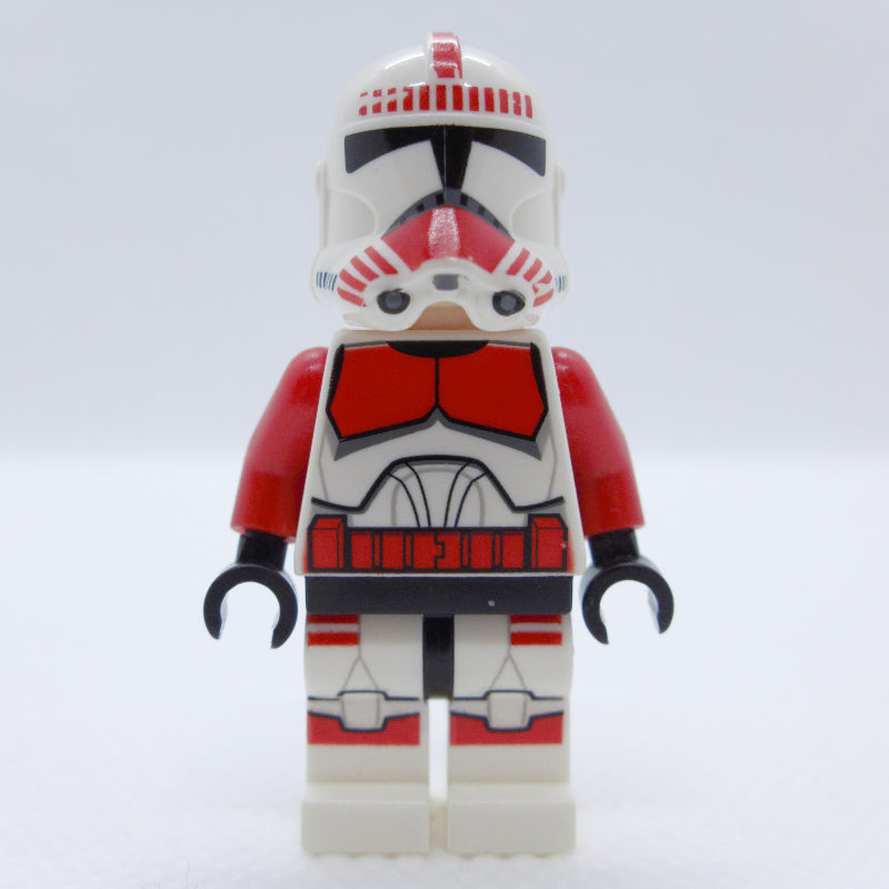 fig-004081 – Clone Shock Trooper, Red Markings, Brown Eyes