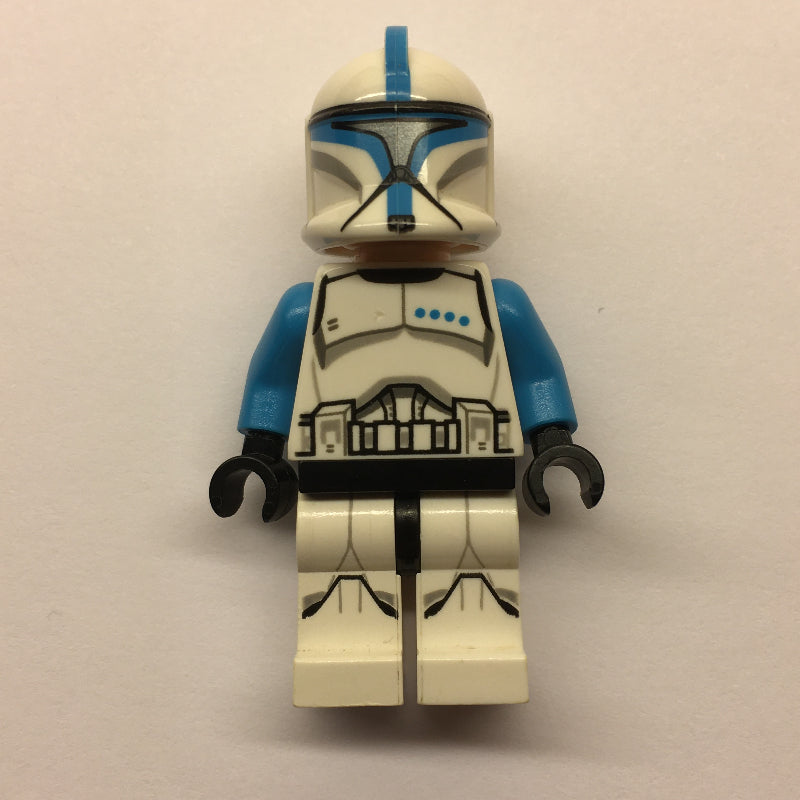 fig-004086 – Clone Trooper Lieutenant, Dark Azure Markings, Printed Legs