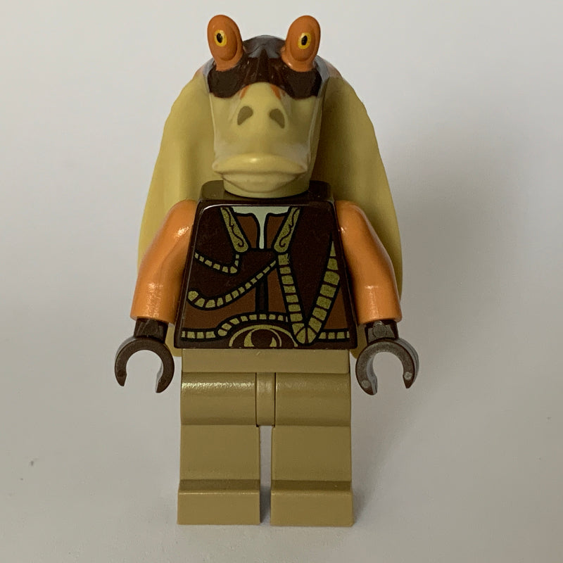 fig-004113 – Gungan Warrior, Dark Tan Legs, Dark Brown Hands